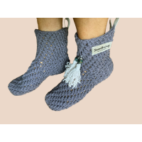 Gehaakte sloffen 06  (maat 39/40)